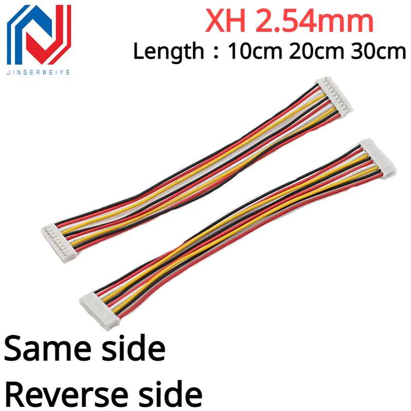 

10Pcs XH2.54 Electronic Wire Terminal Wire Double Head 10cm/20cm/30cm Cable 26awg Double Head Same side / Reverse side Connector