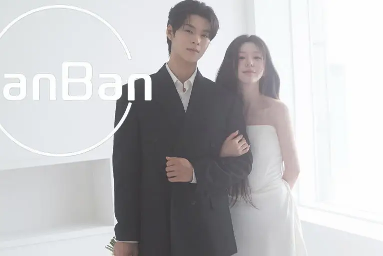 ZanBan 웨딩드레스 2027 Simple A-line Wedding Dress Strapless Pleat Floor-Length Bridal Gown Korea Photoshoot Customised Floor-Length