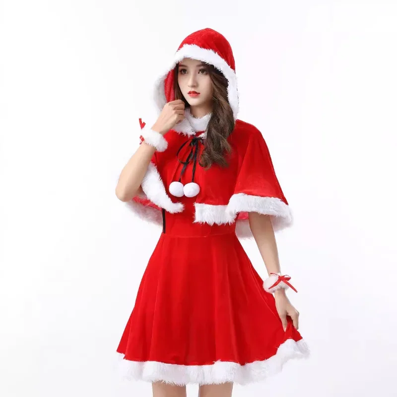 Christmas Costume Party Cosplay Stage Costume Christmas Uniform Girl