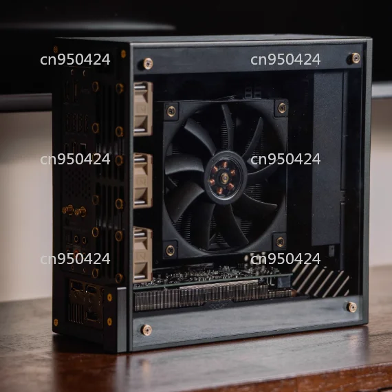LP P6 ITX Case Aluminum CNC Mini PC Chassis for 4060 GPU with 1U