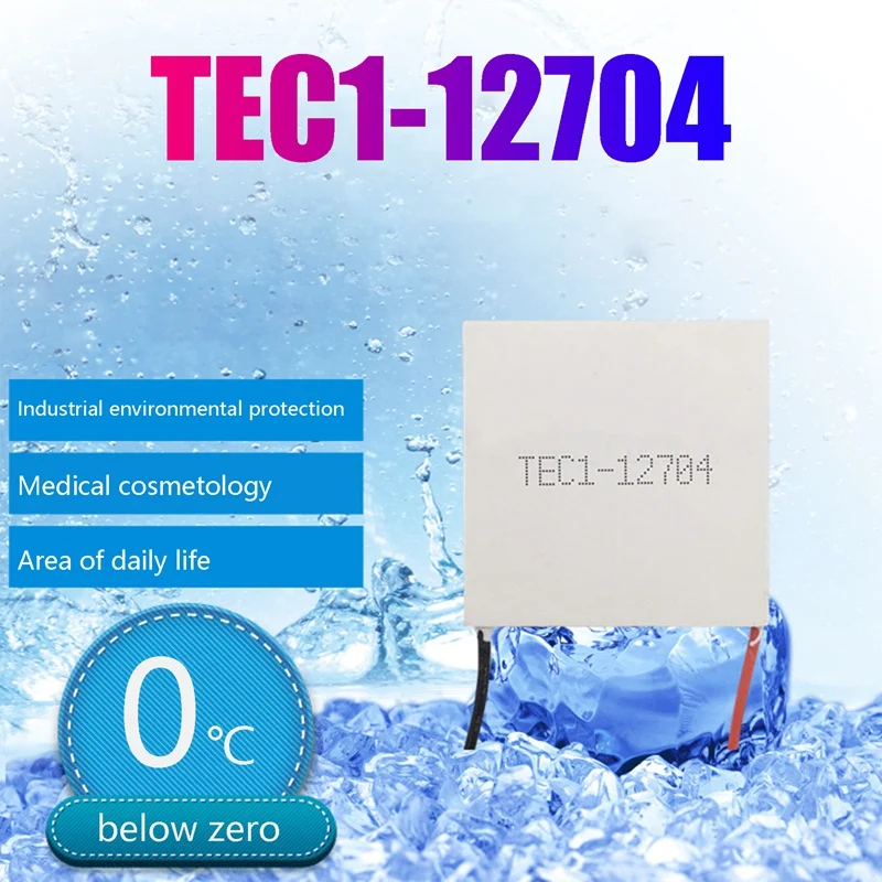 TEC1-12704 Thermoelectric Cooler Peltier 30Mmx30mm TEC1 12704 Elements Module 12V4A Cooling Peltier