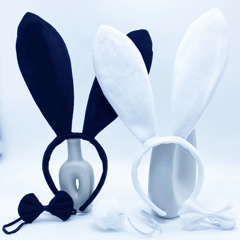 Weihnachten Party Neue Jahr Maskerade Cute Bunny Kaninchen Stirnband Ohr Haarband Cosplay Kostüm Sexy Haar Zubehör Frauen Decor