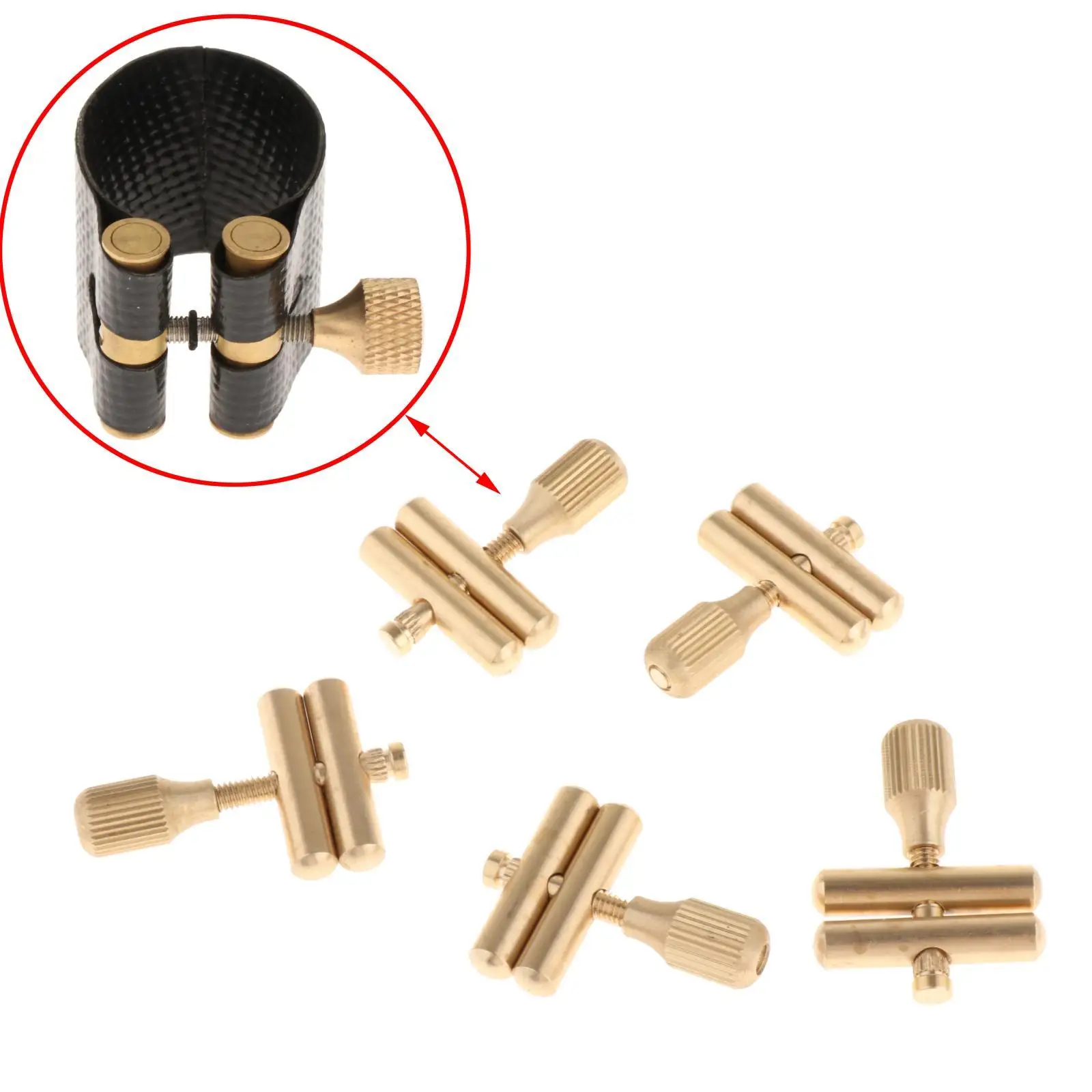 5Pcs Adjustment Sax Neck Screw Fastener Sturdy Durable Flexibility Tightening