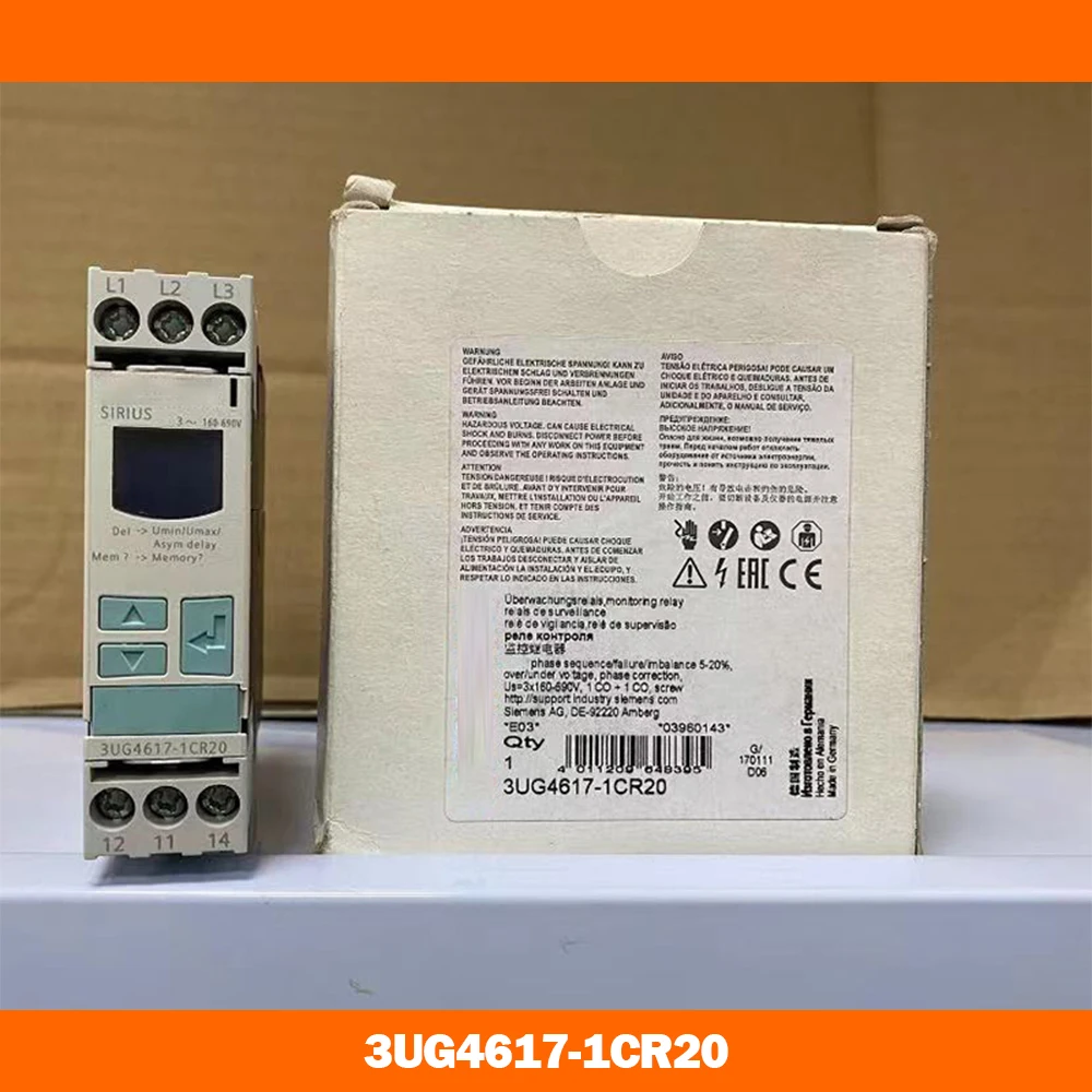 

For Siemens Monitoring Relay 3UG4617-1CR20