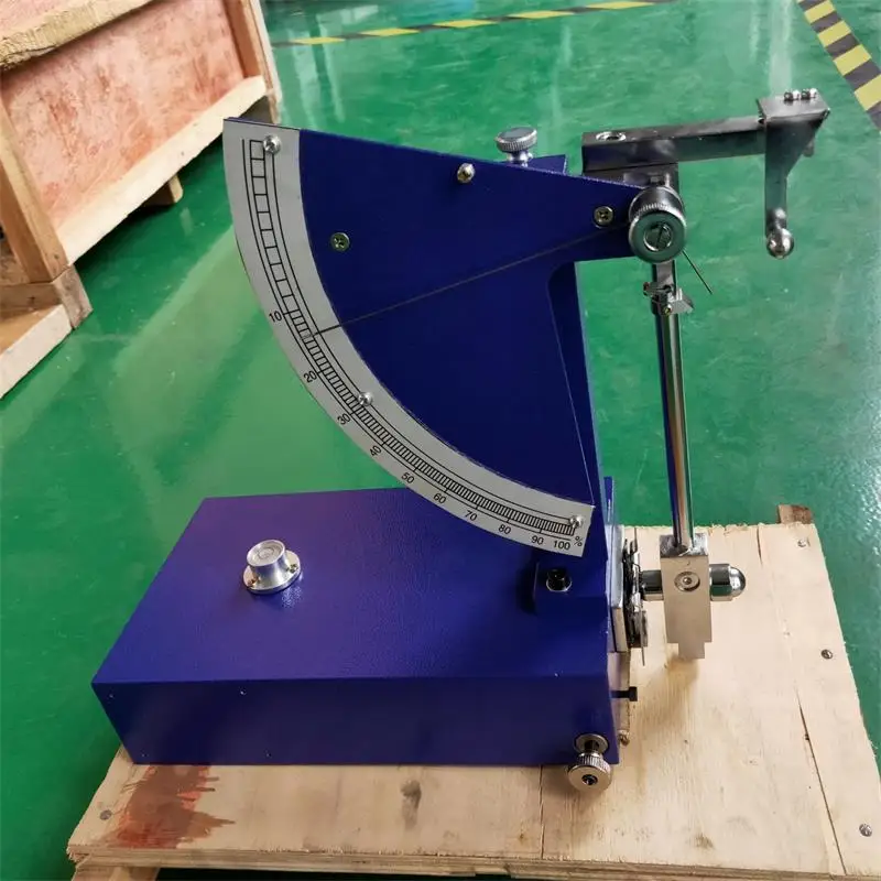 

Manual impact elasticity testing machine Silicone product springback performance tester Rubber testing equipment manufacturer