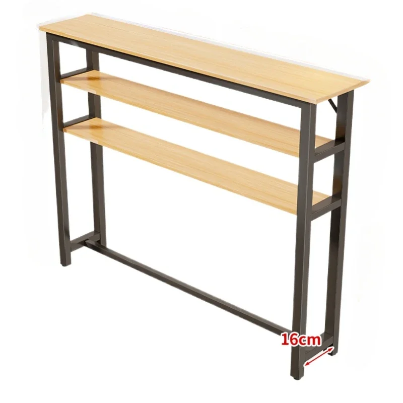 Living Room Sofa Thickened Long Table Is Placed Above The Radiator Storage Shelf Stable Load-bearing Multi-layer Bedside Table