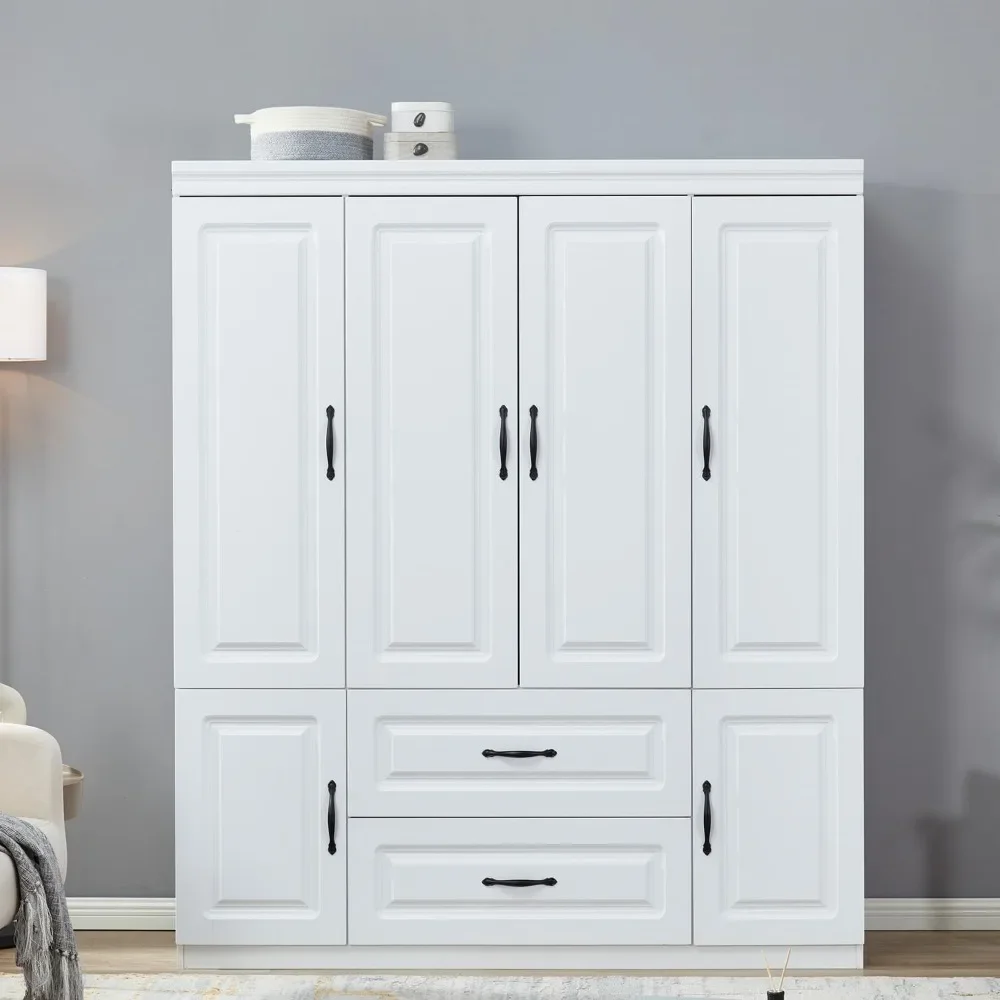 Closet Wardrobe with  Doors  Drawers Armoire Wardrobe Closets  bedroom furniture