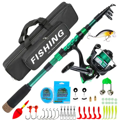 best telescopic fishing rod aliexpress GTOFYU 26Ft 29Ft 32Ft 35Ft 37Ft 40Ft Rod, Ultralight Travel Fishing Rod, Portable Collapsible Bass Crappie Rod, 1 Piece Carbon Fiber Inshore Stream Trout Pole, Free Tip (8M/26Ft) Reel Combo Best Telescopic Surf