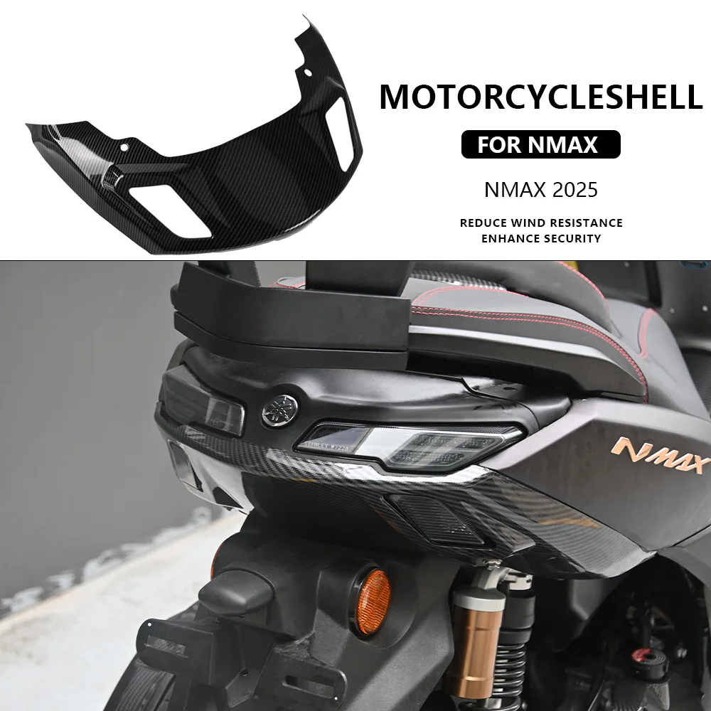 Plastic Cover FOR YAMAHA NMAX 2025 Motorcycle Turbo Accessories Water Transfer Printing Rear Taillight Lower Cover