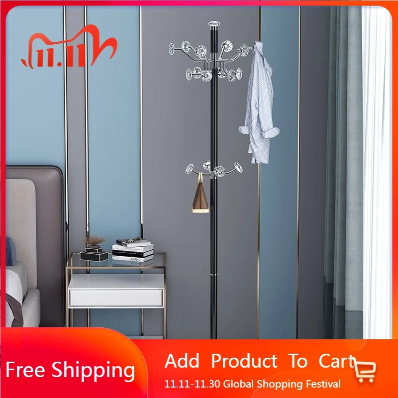 

Organizer Wall Coat Racks Luxury Minimalist Garment Metal Modern Coat Racks Display Floor Arara De Roupa Living Room Furniture