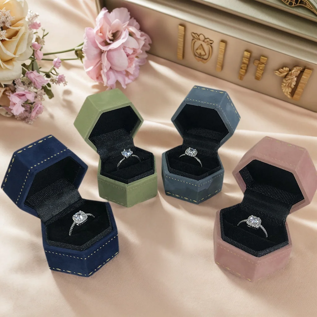 Custom Wedding Ring Box- Personalized ring Box with Name and Date,Keepsake Gift for Bride and Groom,Customized Proposal Ring Box