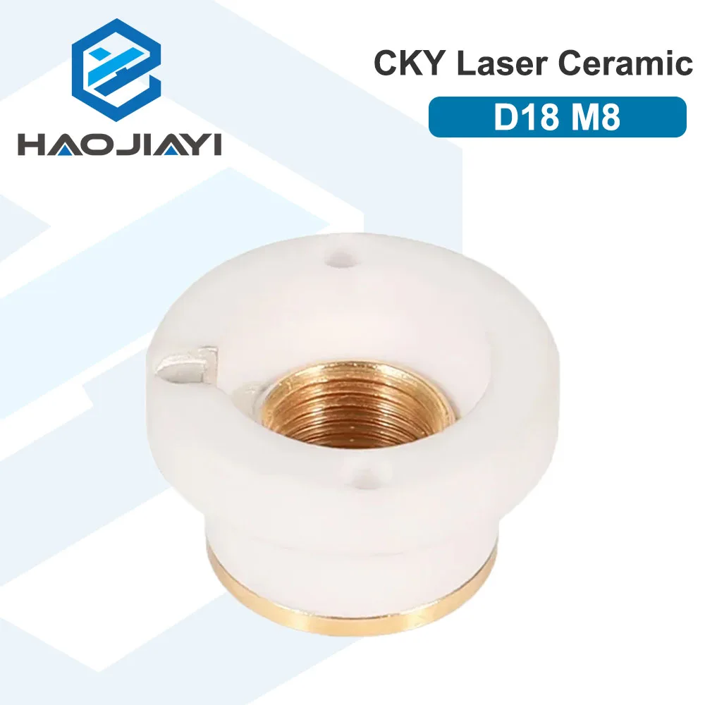 18mm M8 Thread Ceramic Nozzle Holder for CKY 3D Laser Cutting Head - OEM Laser Part