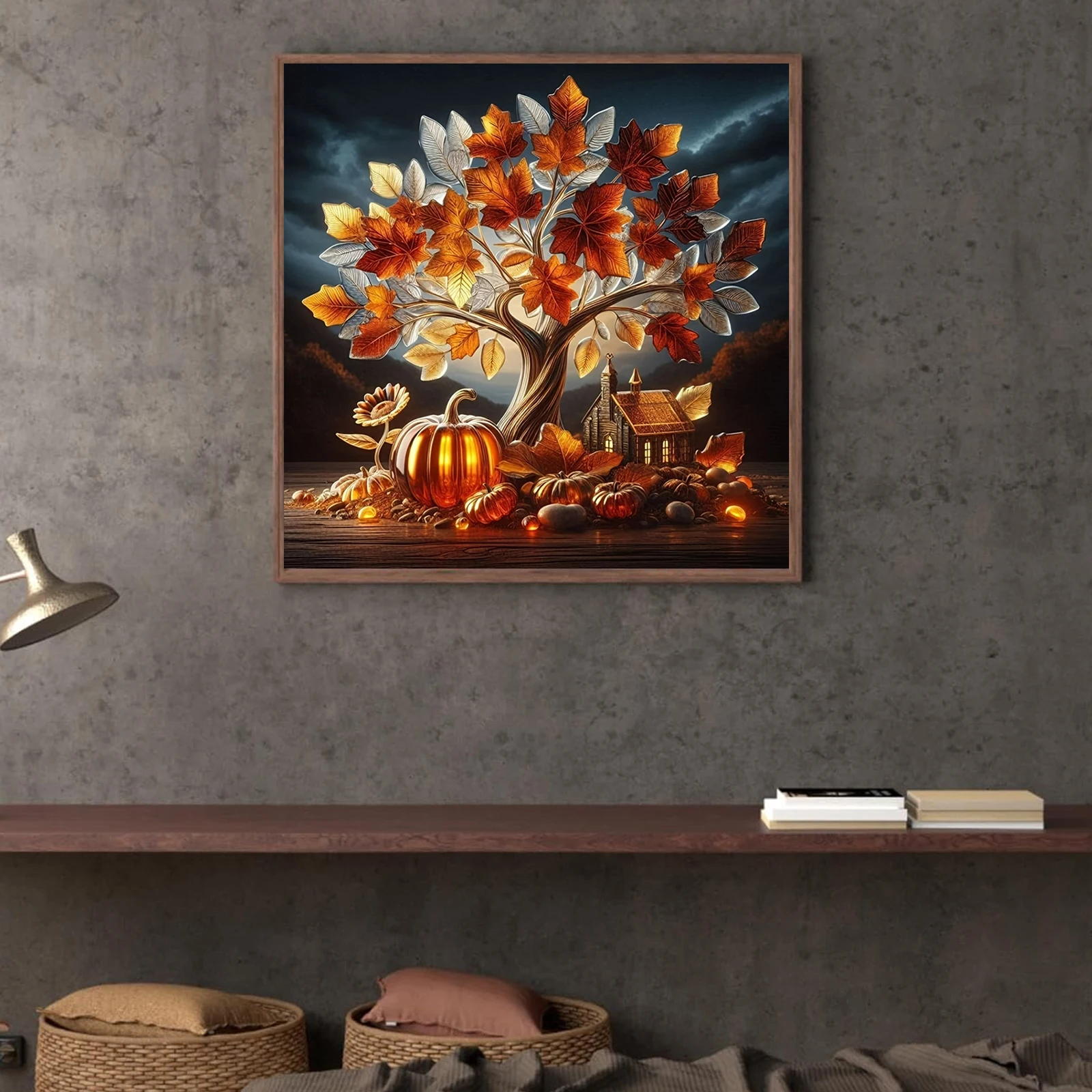Flower Tree Full DIY 5D Round  - đánh giá và giá Art Craft Ideas For Adults