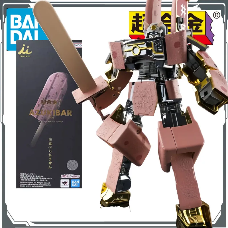 

Bandai оригинальный ChogokinImuraya Red Bean Ice Pop робот 110 мм аниме фигурки героев игрушки для мальчиков Рождественский подарок Коллекционная модель