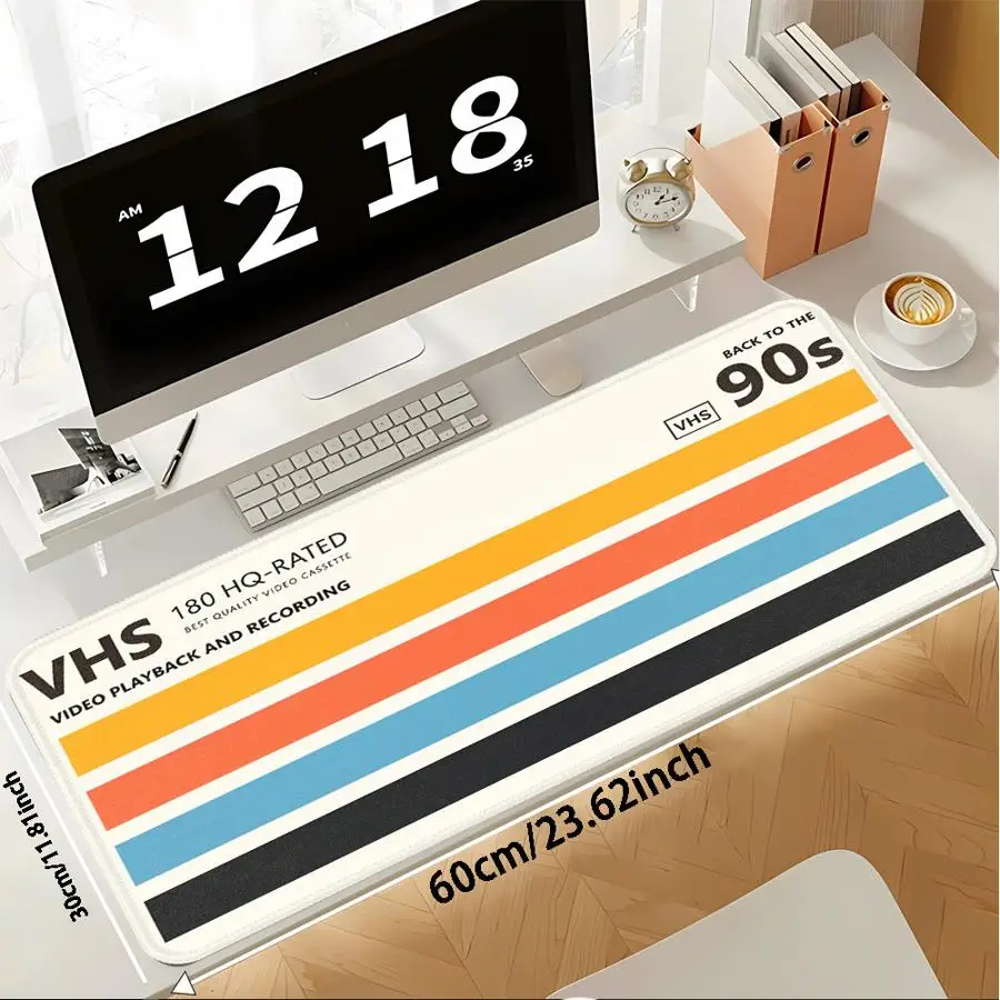 

Retro Stripes Mouse Pad Desk accessories Game Console Pad office Pad Keyboard Mouse Pad Computer Laptop Pad Waterproof