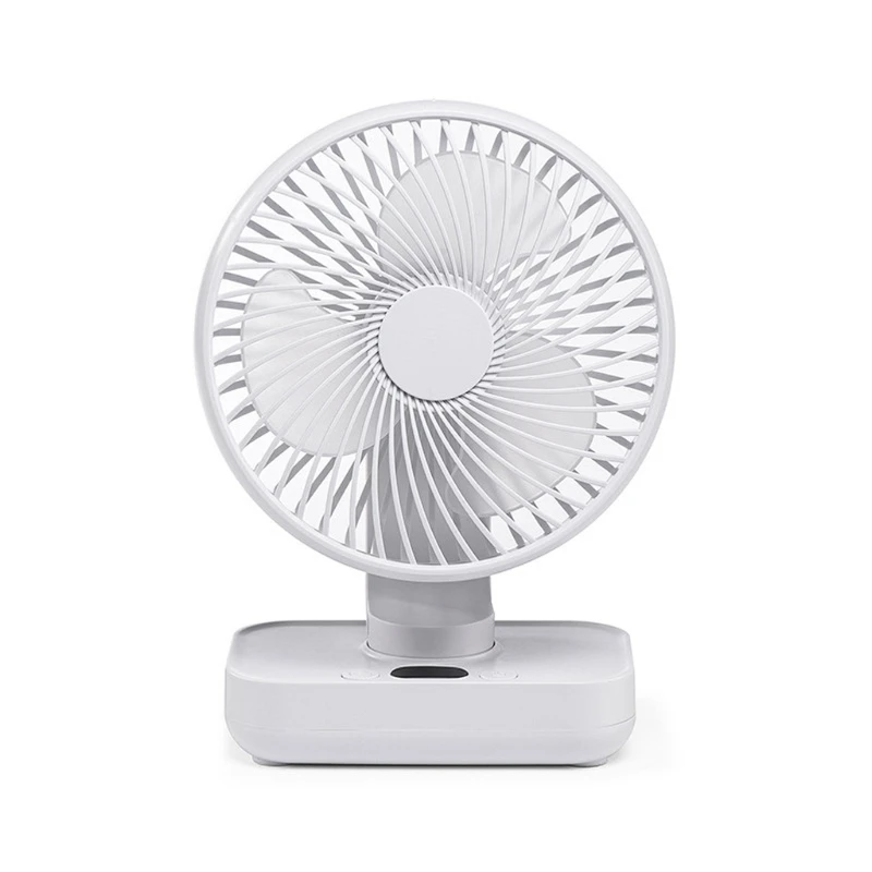 Oscillating Desk Fan with 4000mAh Battery for Home Office Library Travel Camping Outdoor