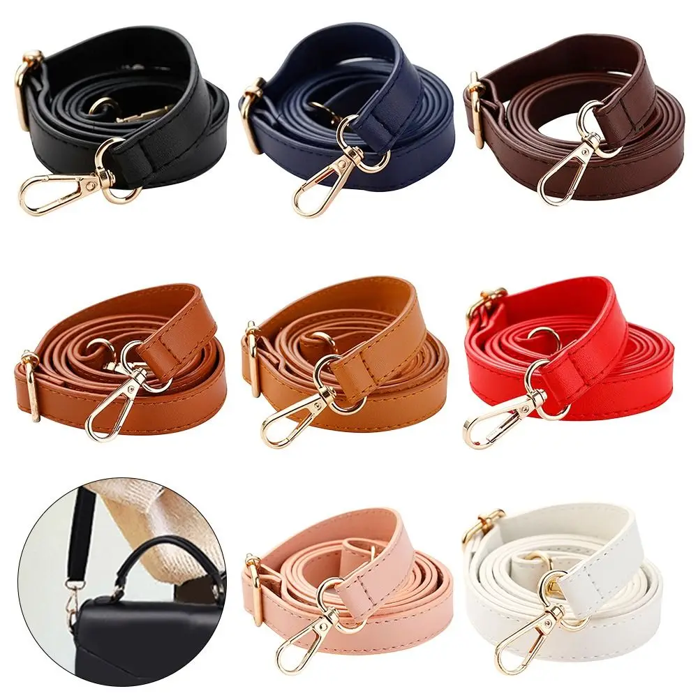 Fashion 130cm Adjustable Bag Handle Replacement Bags Strap Women Leather Shoulder Bag Parts Handbag Belts Strap Bag Accessories