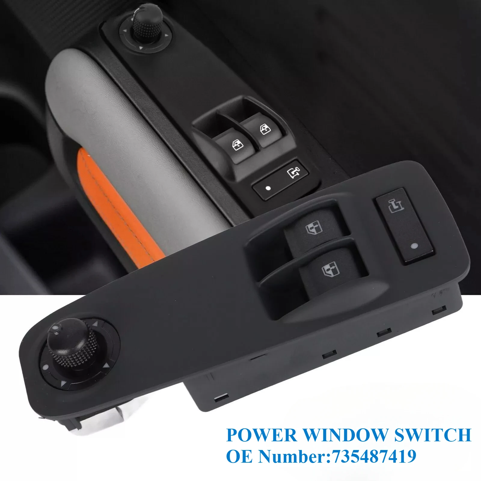 For FIAT Ducato Citroen Jumper Peugeot Boxer II 735421419 735487419 735487419 Electric Power Window Switch Lifter Control Button