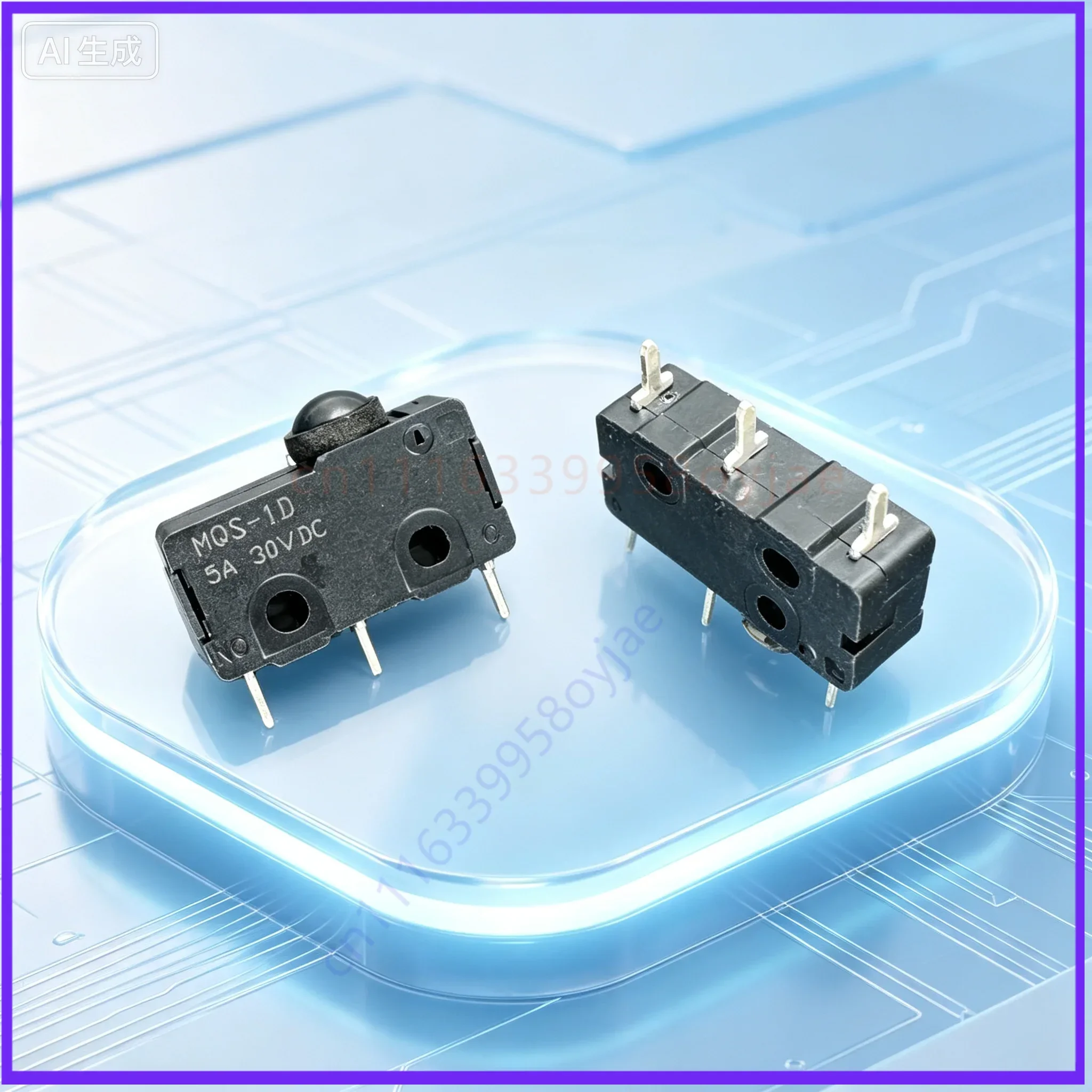 Waterproof MQS-1D Micro Switch 3Pin 5A 30V Mushroom Head for TONELUCK  20pcs
