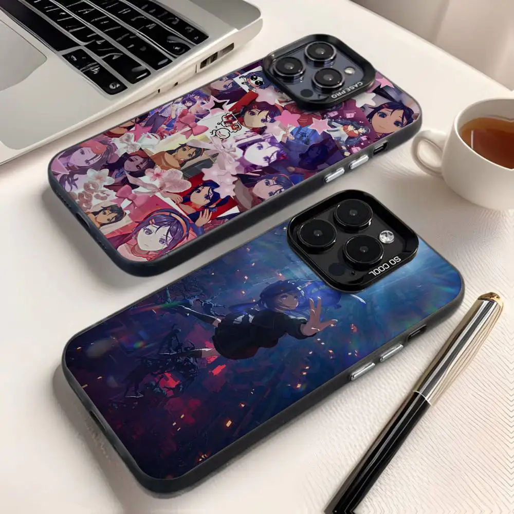 

Game Miside Mita Phone Case For iPhone 16,15,14,13,12,11,8,7,Pro,Max,Plus,Mini,XS,SE Anti Fall Black Matte Hard