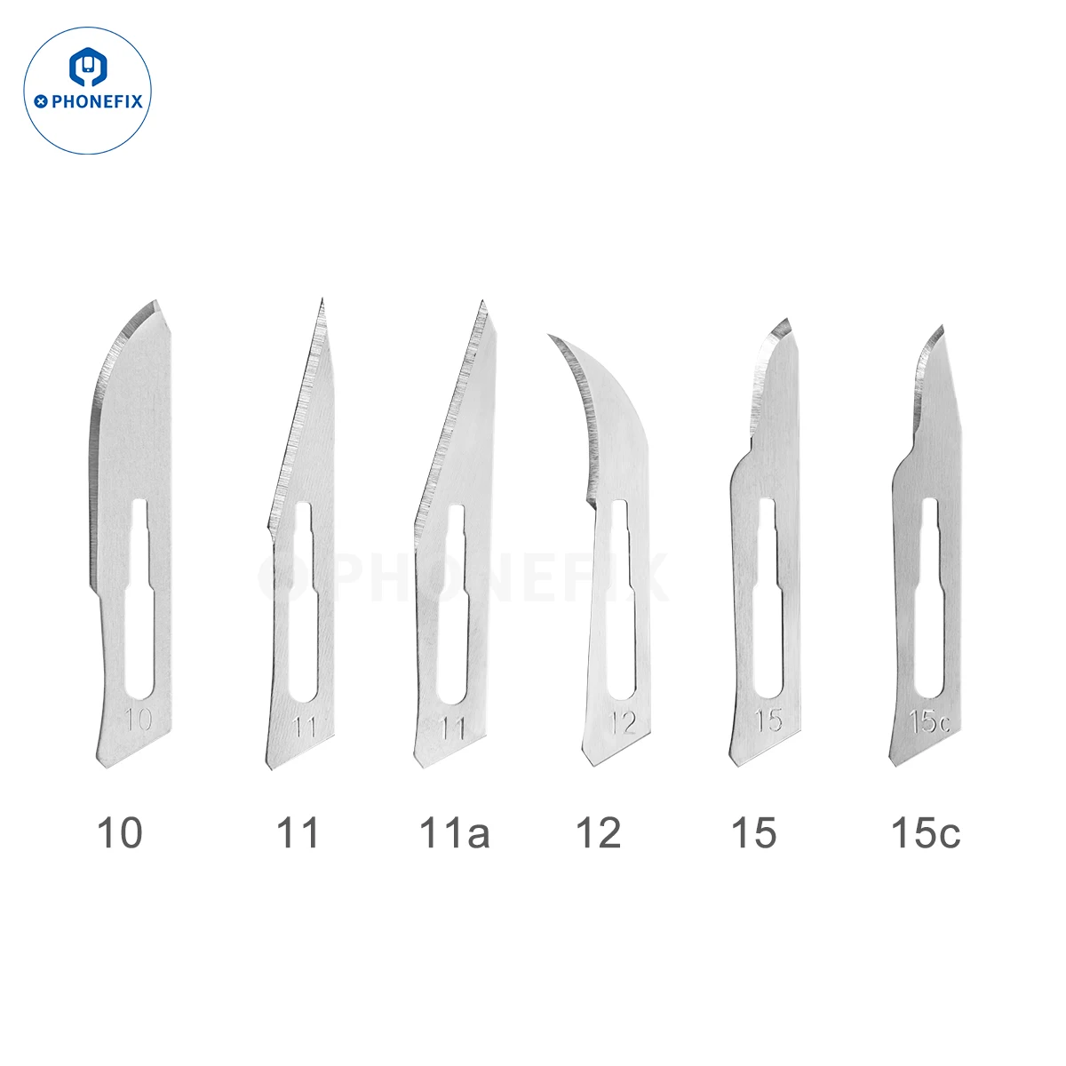 10 stücke Kohlenstoffs tahl schnitzen Skalpell messer 10 #21 #23 #24 #25 # chirurgische Klingen DIY schneiden Motherboard BGA Reparatur chirurgisches Messer – Detail 7