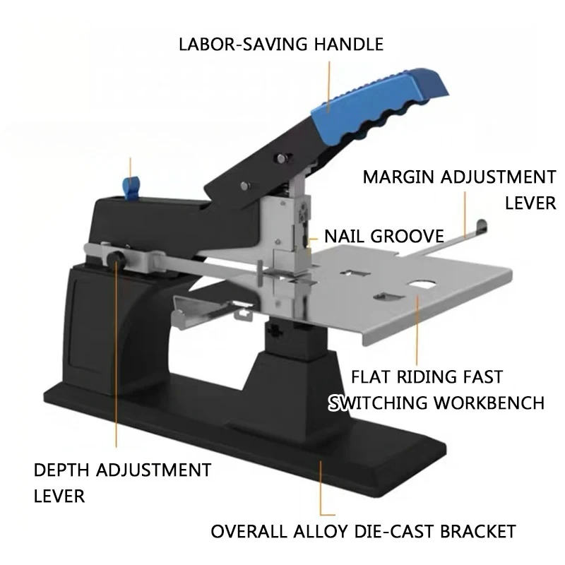 Rotatable Saddle Stitch Binding Machine SH03 Large Heavy Duty Center Seam Stapling Equipment for Book Binding