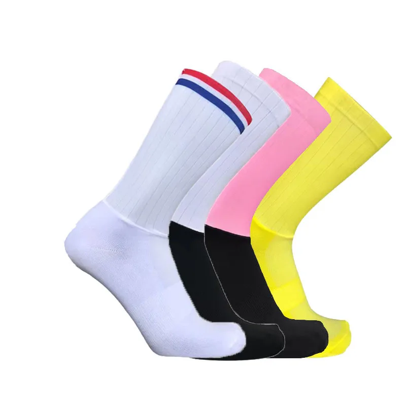 

Новинка 2023 года, летние дышащие велосипедные носки для мужчин и женщин, противоскользящие силиконовые бесшовные аэро носки для шоссейного велосипеда