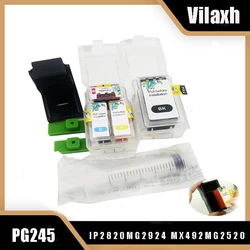 Vilaxh PG245 CL246 Ink Cartridge Replacement for Canon PG245XL 245XL CL 246XL for Pixma iP2820  MG2924 MX492 MG2520