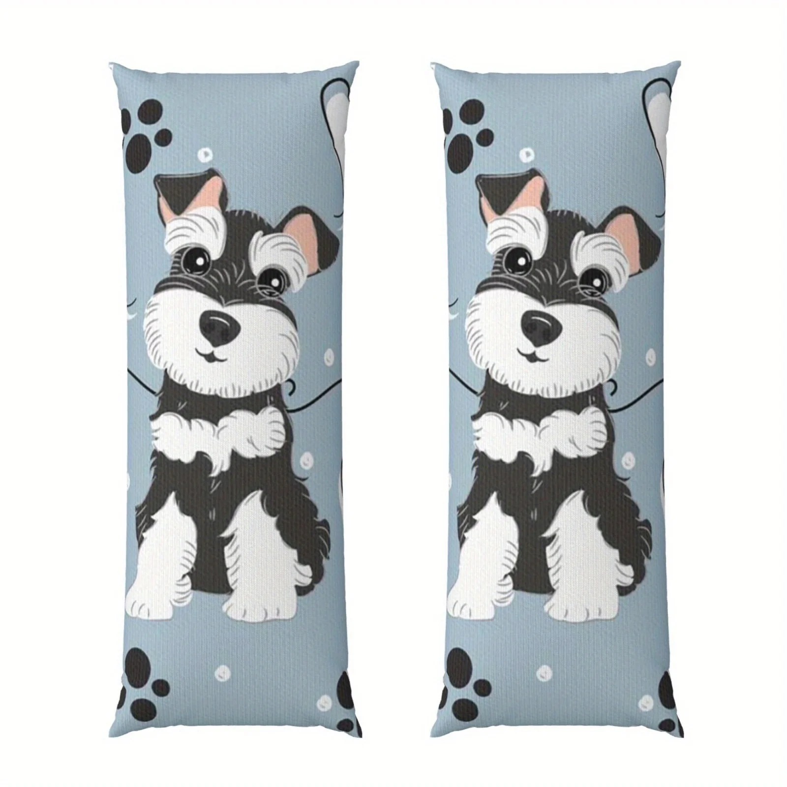 Double-Sided Printed Body Pillowcase:Soft and Breathable Fabric, Invisible Zipper, Suitable for Single