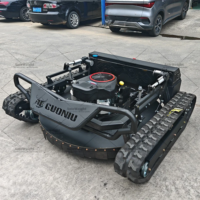 Remote Control 4WD All Terrain Lawn Mower Adjustable Height Brushless Grass Cutter Weeder Garden Mowing