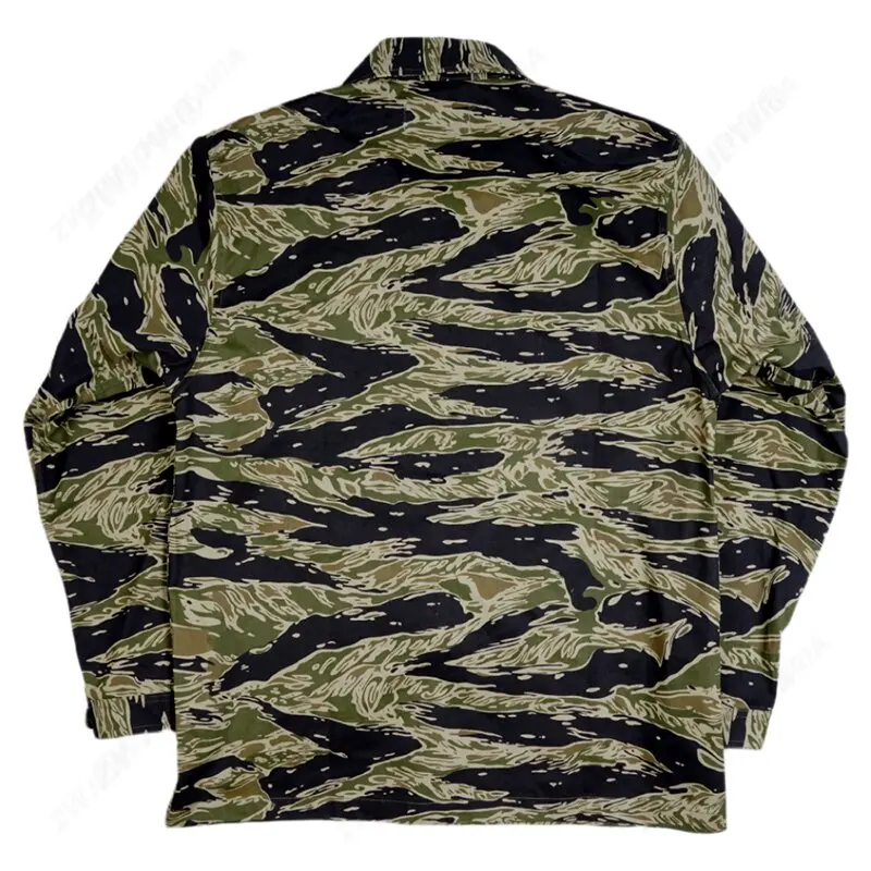 Vietnam US Army tiger pattern tiger spot camouflage TCU top twill cotton antique export