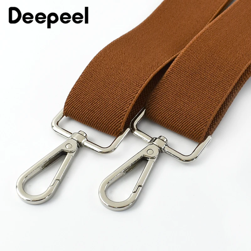 Deepeel 3.5*120cm Adults Men\'s Suspender 4 Clips Hook Elastic Strap Adjustable Braces Male Jockstrap Susperders Jeans Accessory