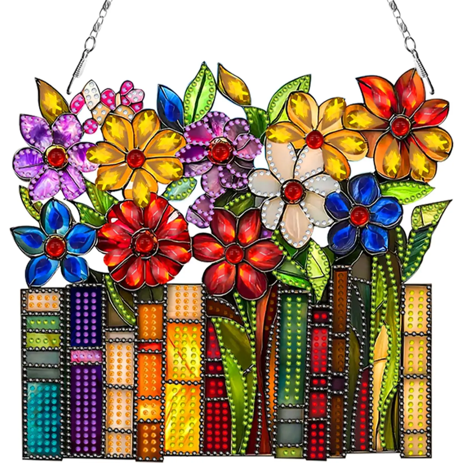 

2D плоская книга-подвеска с алмазной мозаикой для самостоятельного изготовления, украшение для дома