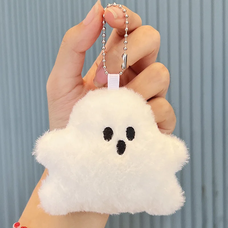 10cm Cute Cloud Monster Doll Pendant Bag Keychain Plush Toy Ornaments Couple Small Gift Keychain Doll DIY Accessories Kids Gifts