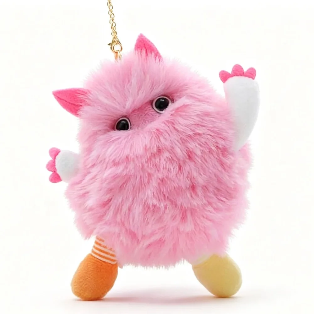 Original Hot Toys Lab C MOMO BubbleB Bob Collectible Keychain Pendant Mini Figure Cute Anime Cosplay Display Decor Gift Toy