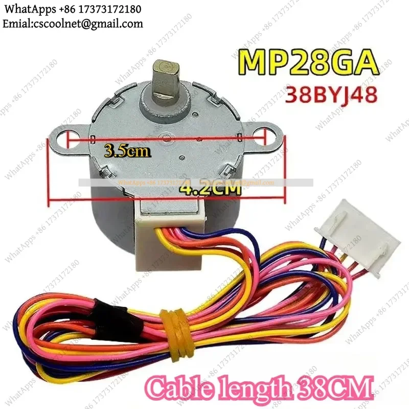 JS03 MP28GA 12V DC Step Motor For Mitsubishi Air Conditioning Swing Ventilation Repair Parts