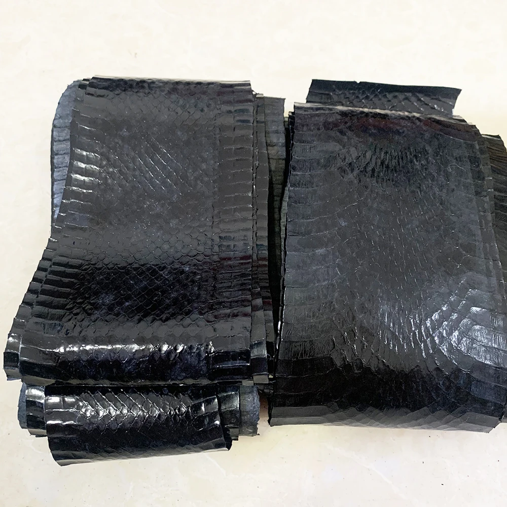 Original color patterned Genuine Snake Leather For DIY Handmade Watch strap Snake Leather Primary Color Small Snake Leather