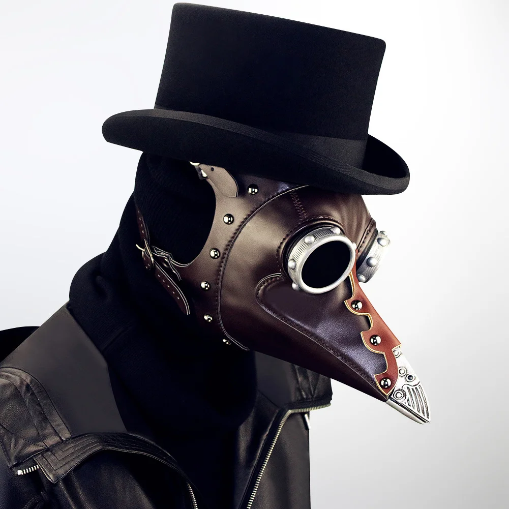 Black Friday Steampunk Halloween plague beak doctor mask headgear