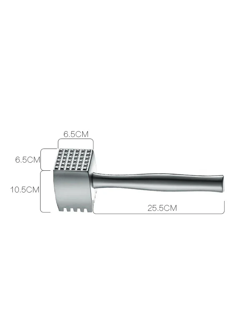 Aluminum Alloy Tenderer Large Steak Hammer Tender Mutton Beef  Kitchen Western Food Tool