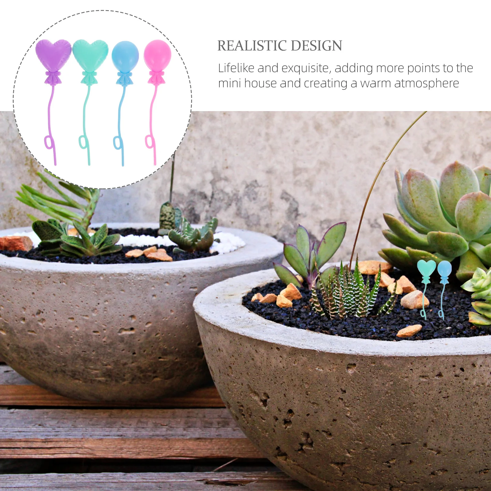 

20 шт. миниатюрные пластиковые воздушные шары DIY украшения из воздушных шаров легкий сказочный сад кукольный домик пейзажные аксессуары