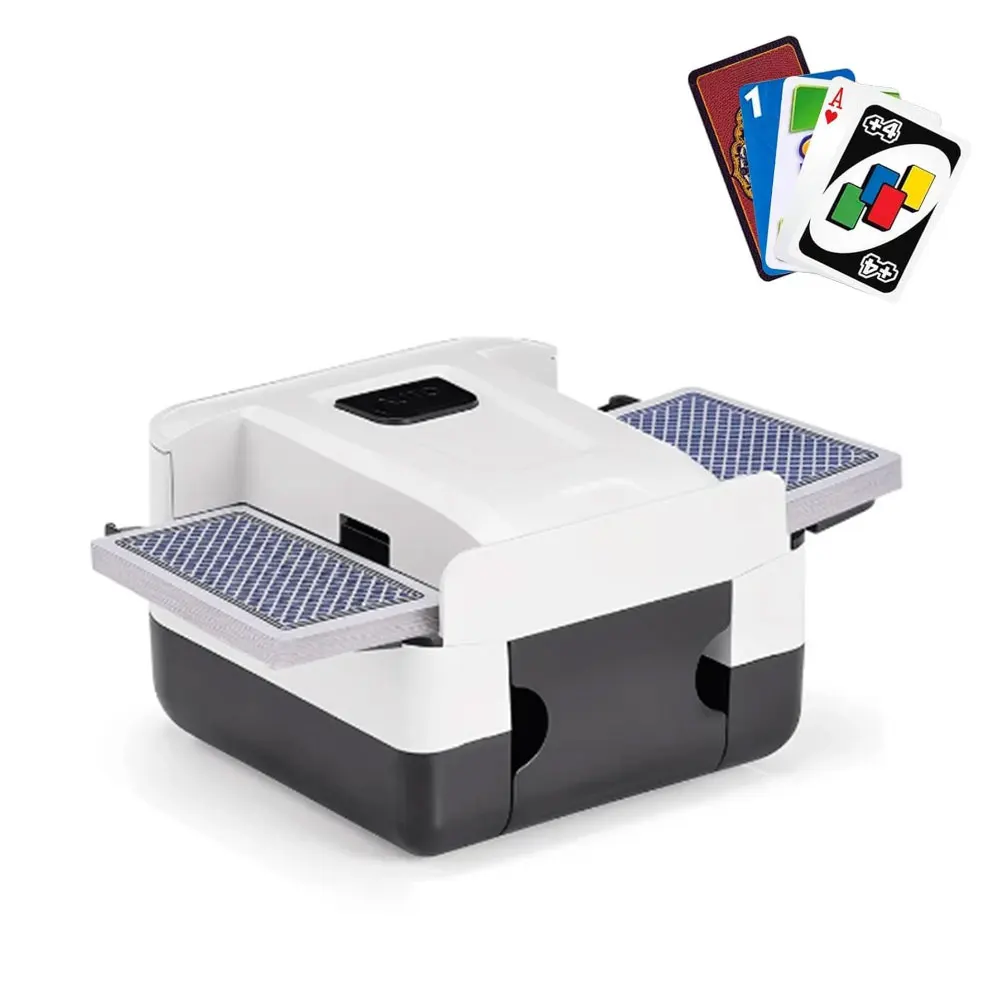 Automatic Card Shuffler Electric Poker Card Shuffling Machine Device USB Rechargeable  For Card Games