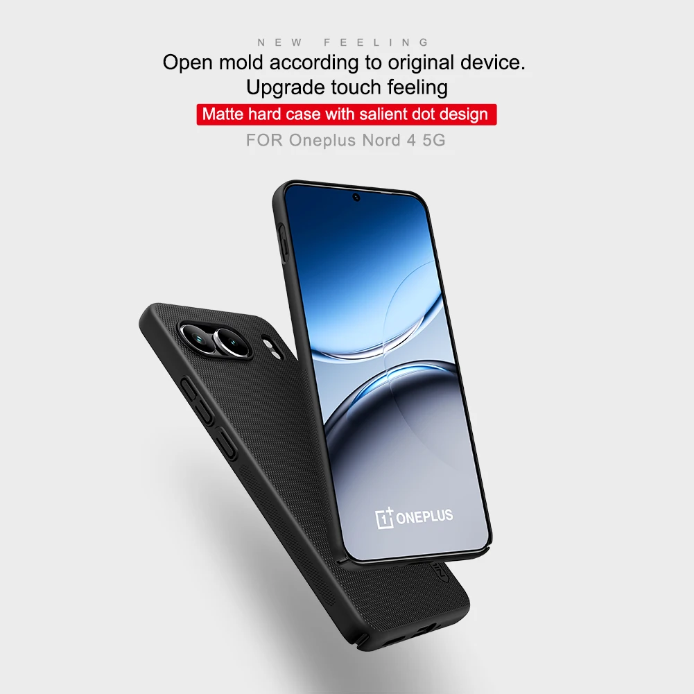 For Oneplus Nord 4 5G Case NILLKIN Fitted Case For Oneplus Nord 4 5G High Quality Super Frosted Shield Case Matte PC