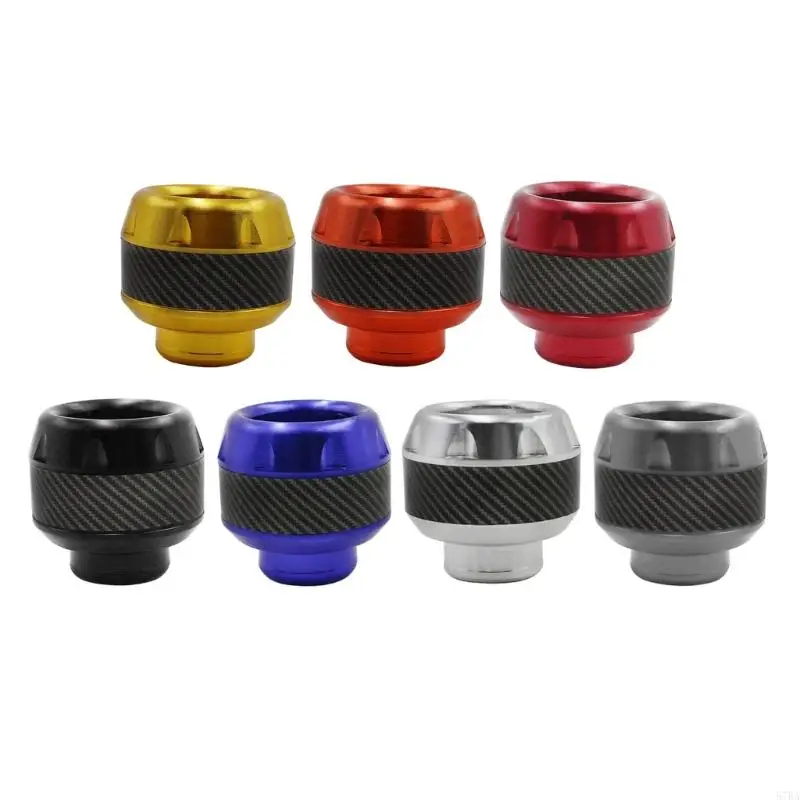 

57BA 2x Universal Aluminum Alloy Motorcycle Falling Protector Explosion-proof Front Fork Cups Sliders Crash Safty Accessories