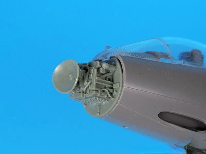 1/48 Die Cast Resin Model Assembly Kit Aircraft Model Modification Parts Radar and Tail