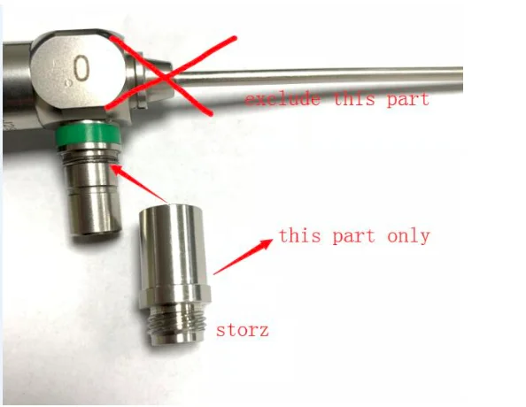 Stryker Endoscope Connector Storze Laparoscopy Olympus and Dyonics Fiber Interface Parts as Stainless Steel