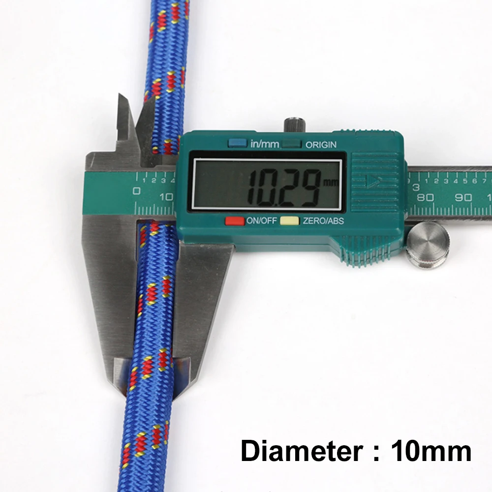 10M/15M/20M/30M ปีนเขาเชือกกู้ภัยเชือกปีนเขาความปลอดภัยเชือก Paracord ประกันหนีเชือก Hiking Survival Tool