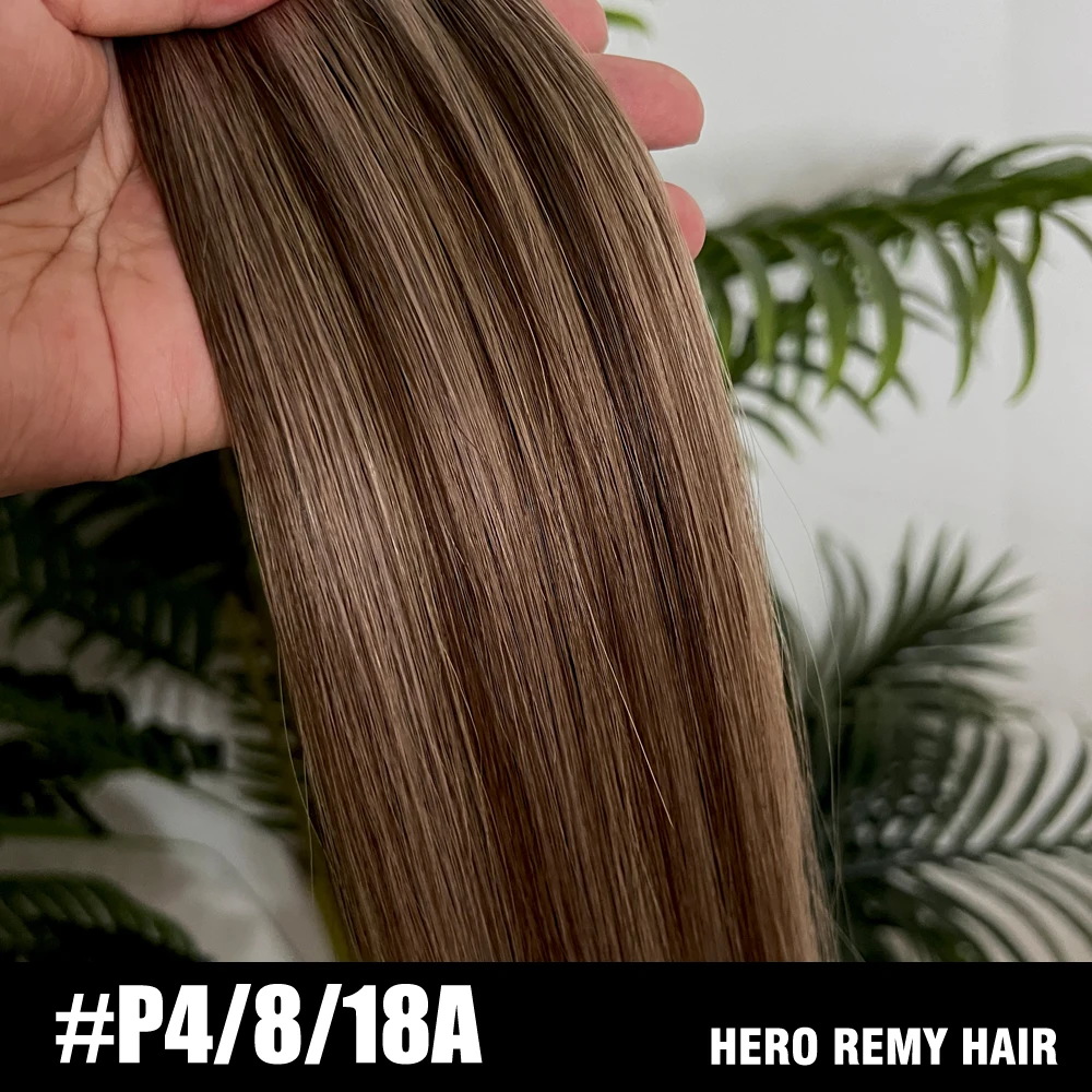 Genius Weft 100G/stk Echt Remy Menselijk haar Recht Onzichtbare Chinese Hair Extensions Haarbundels Voor Vrouwen Haar Weave 16-22 inch - afbeelding 1
