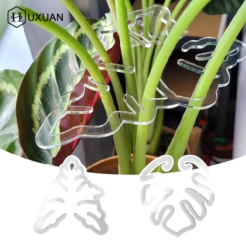 

1PC DIY Accessories Reusable Plant Stem Support Turtle Shell Bamboo Clamp Plant Support For Wide Range Plants Flowers