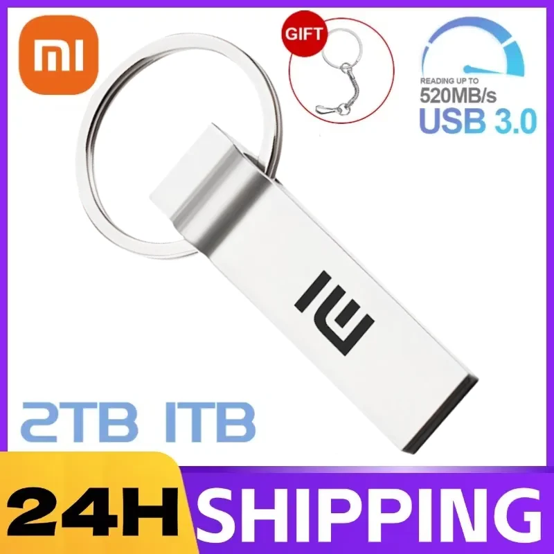 Xiaomi 2TB USB Flash Drive 1TB 512GB 256GB Pen Drive Memory Stick 128GB Usb Drive Metal U Disk Mini Pendrive External Storage