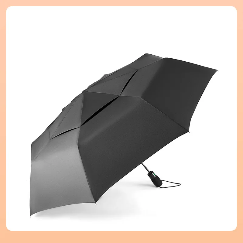 

Storm-resistant umbrella Large men's umbrella Business automatic reinforcement fold